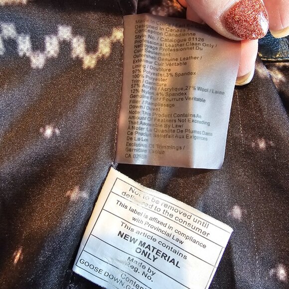 Danier Winter Coat (Fair Condition) - Picture 6 of 11